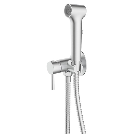 AZARIO Гигиенический душ Nyons со смесителем, скрытый монтаж, шланг 150 см, сатин (AZ-KFX02BN) AZ-KFX02BN