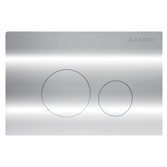 AZARIO Кнопка смыва NEW-TS механическая, двойной смыв, круглые кнопки, нержавеющая сталь 304, хром (AZ-SS-002-CH) AZ-SS-002-CH