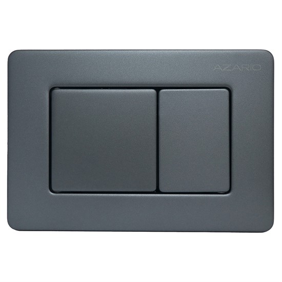AZARIO Кнопка смыва NEW-TS механическая, двойной смыв, квадратные кнопки, нержавеющая сталь 304, серый (AZ-SS-003-GG) AZ-SS-003-GG