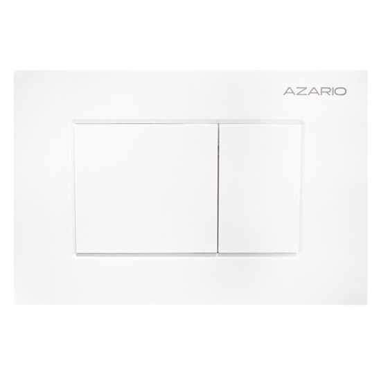 AZARIO Кнопка смыва NEW-TS механическая, двойной смыв, квадратные кнопки, ABS пластик, белый (AZ-ABS-001-W) AZ-ABS-001-W