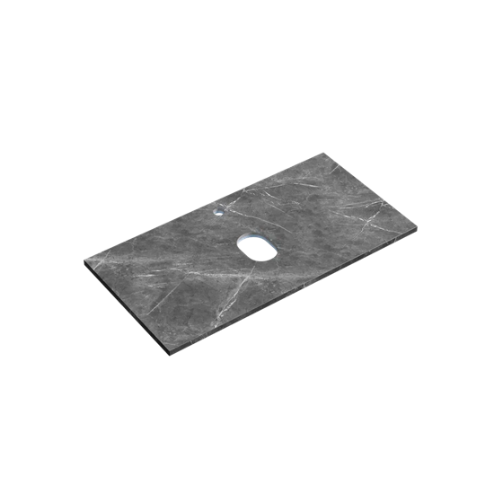 SANCOS Столешница для ванной комнаты 900х460, цвет black sky, арт. TT90A1 TT90A1