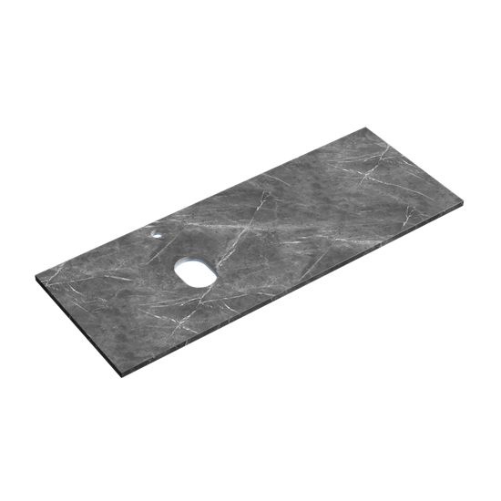 SANCOS Столешница для ванной комнаты 1200х460, цвет black sky, арт. TT120A1XL, левая TT120A1XL