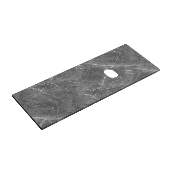 SANCOS Столешница для ванной комнаты 1200х460, цвет black sky, арт. TT120A1R, правая TT120A1R