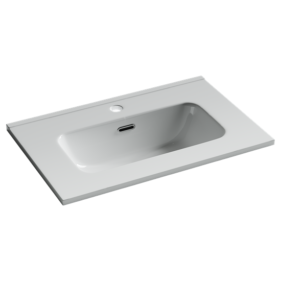 CERAMICA NOVA CN7025 Раковина мебельная накладная Compact 610x395x170, цвет белый CN7025