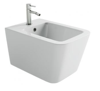 CERAMICA NOVA Биде подвесное Miro с крепежом для скрытого монтажа белый CN11004 CN11004