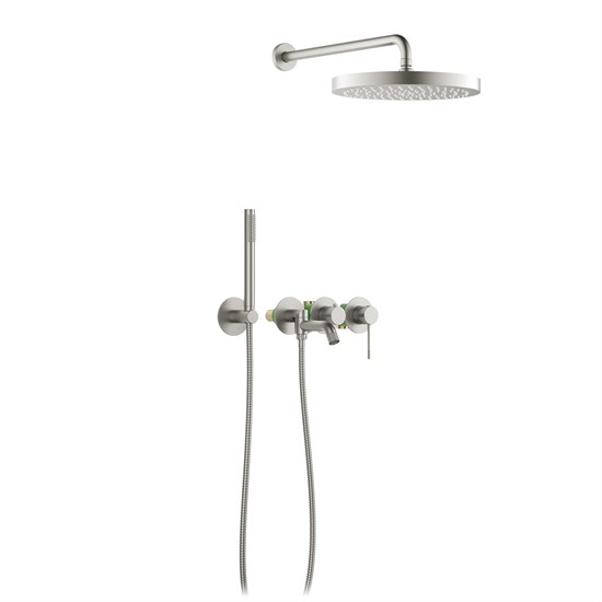 TIMO Душевая система встроенная Saona никель (SX-2348/13SM) SX-2348/13SM