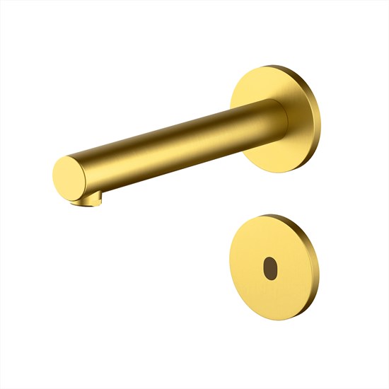 TIMO Смеситель для раковины встроенный, сенсорный Saona золото шлифованное (2373/20SM) 2373/20SM