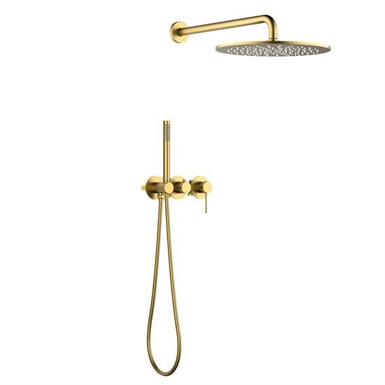 TIMO Душевая система встроенная Saona золото шлифованное (SX-2349/20SM) SX-2349/20SM