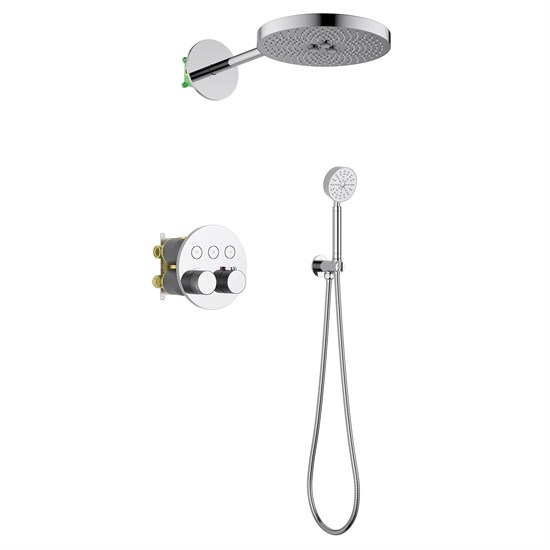 TIMO Душевая система встроенная с термостатом Saona хром (SX-2308/00SM) SX-2308/00SM
