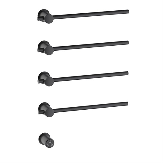 TIMO Полотенцесушитель электрический, встроенный Saona черный (040/03SM) 040/03SM