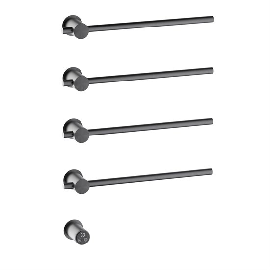 TIMO Полотенцесушитель электрический, встроенный Saona черное золото (040/18SM) 040/18SM