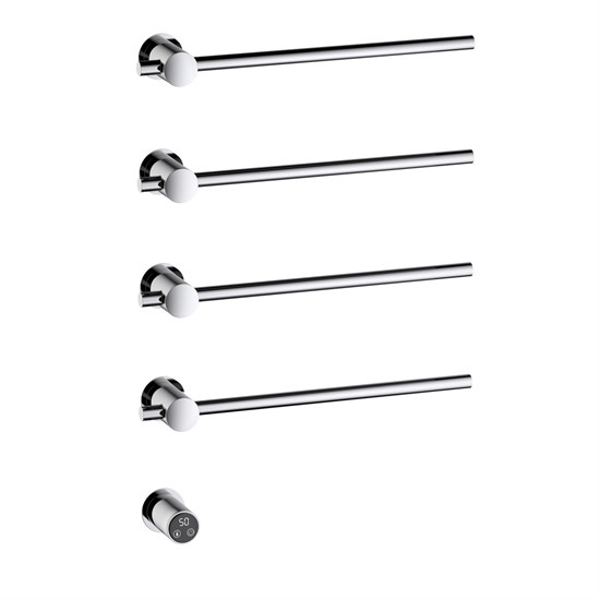 TIMO Полотенцесушитель электрический, встроенный Saona хром (040/00SM) 040/00SM