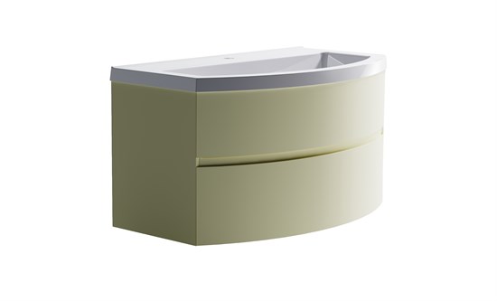 ASTRA-FORM Нижний шкаф Венеция2.0  80 с 2 ящиками  бежевый (RAL1013 матовый) + Раковина "Венеция 80" 03100004ral1013+04010022