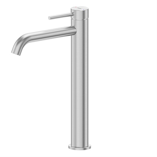 ABBER Смеситель Wasser Kreis 316 AF8111BST-L для накладной раковины, сталь брашированная AF8111BST-L