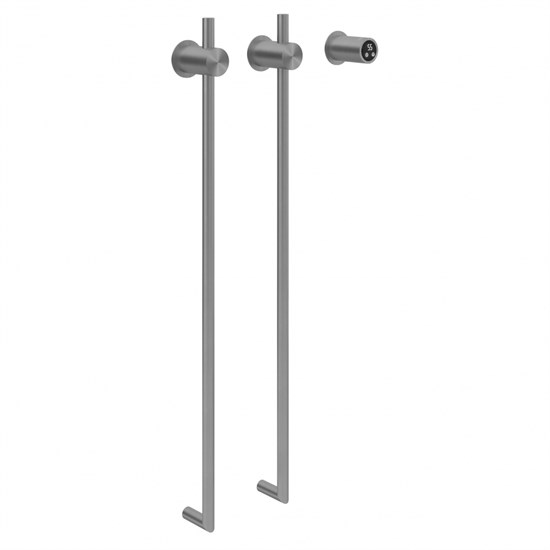 ABBER Полотенцесушитель электрический  Charme AH4002BST сталь брашированная AH4002BST