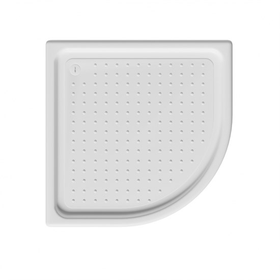 ABBER Душевой поддон AD3A100 100х100 четверть круга, акриловый, белый AD3A100