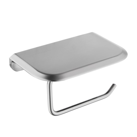 ABBER Бумагодержатель с полкой для телефона Nord AA1530SP сатин AA1530SP