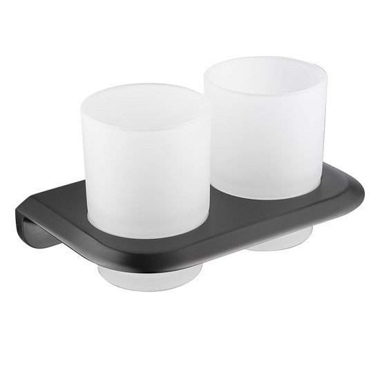 ABBER Стакан двойной для зубных щеток Nord AA1557 хром AA1557NG