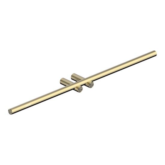 ABBER Полотенцедержатель двойной Osten 316 AA1855BG золото брашированное AA1855BG