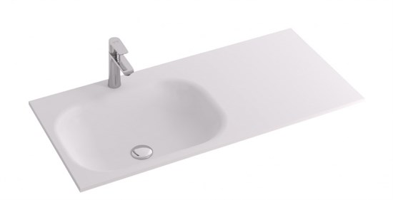 AQUATON Раковина Бланш 1050 белая левая 1A742131B101L 1A742131B101L