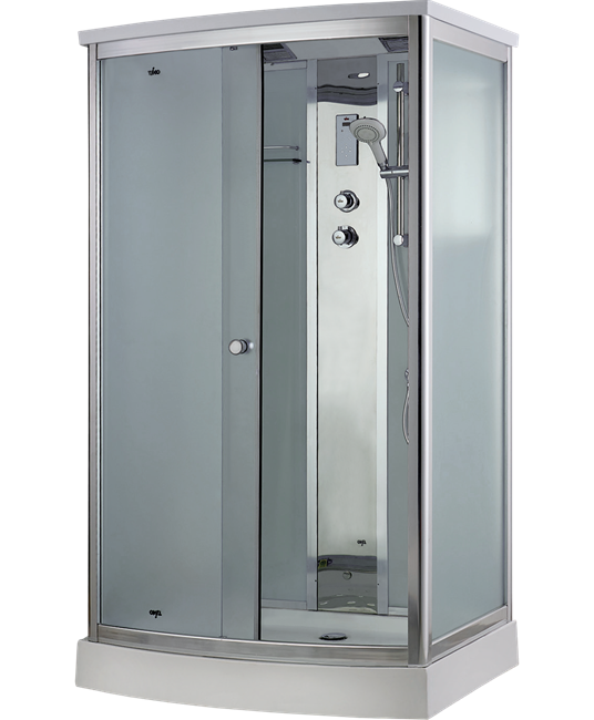 TIMO Comfort T-8815 Fabric Glass душевая кабина 120*90*220+турецкая баня хамам+стульчик прозрачный T-8815F-T-STUN-T-CH/C