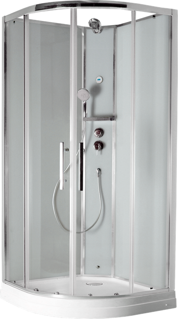 TIMO Premium ILMA 901 душевая кабина с крышей , хамам и стульчиком 100*100*222 ILMA901-roof-901-T-STILMA-T-CH/C