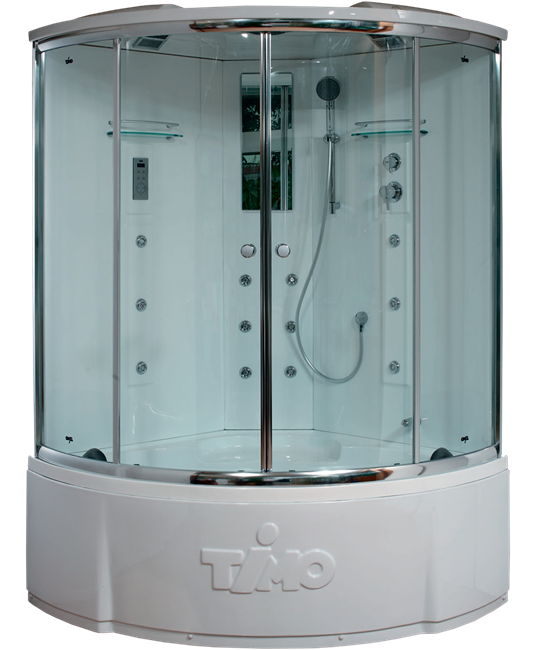 TIMO Lux T-7725 душевая кабина 120*120*230 , турецкая баня хамам T-7725-T-STUN