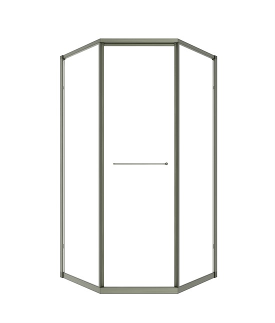 TIMO Душевой угол TTSS-100/13C-8L, раздвиж 1000*1000*2000, проф никель, стекло проз 8 мм T33L