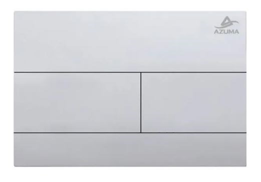 AZUMA Slim14 Кнопка для инсталляции AZU013.02 хром глянец, пластик AZU013.02