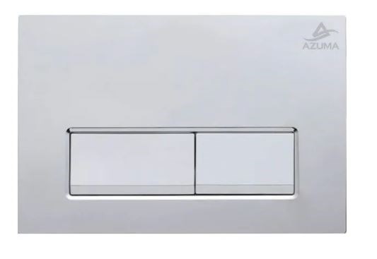 AZUMA Linia18 Кнопка для инсталляции Azuma Linia15 AZU015.06 хром матовый пластик AZU015.06