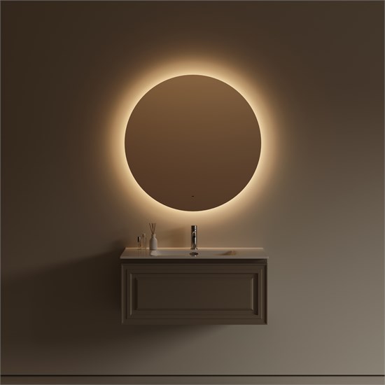 SANCOS Sfera 2.0 Зеркало для ванной комнаты D900 led подсветка 2700K/4000K/5000K SF2.900 SF2.900