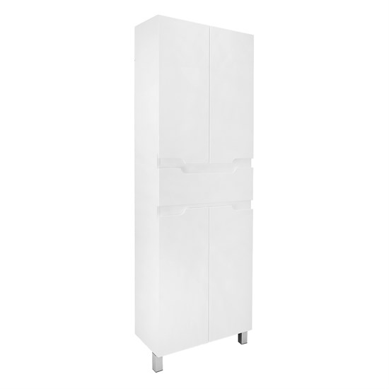 AZARIO Пенал напольный KANTRI 60/1 600х30х1900, белый глянец (CS00097266) CS00097266