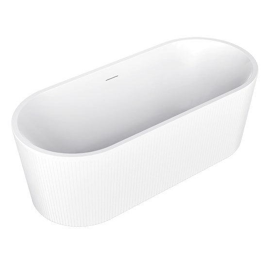 AZARIO Ванна акриловая Reflejo 1700х750х585 отдельностоящая, в комплекте с сифоном и металлической рамой (AZ-8697-1.7) AZ-8697-1.7