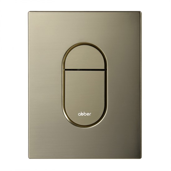 ABBER Кнопка смыва AC0124BG пневматическая, золото брашированное AC0124BG
