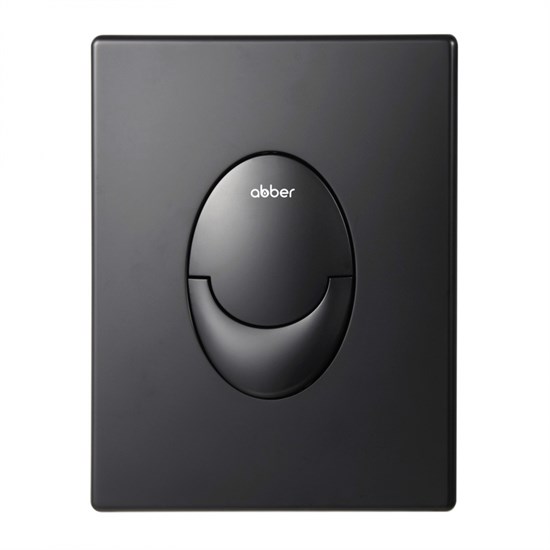 ABBER Кнопка смыва AC0125MB пневматическая, черная матовая AC0125MB