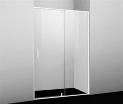 WASSERKRAFT Neime 19P05 Душевая дверь, ширина 120 см, стекло прозрачное 6 мм, профиль белый - фото 34752