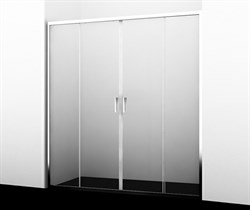 WASSERKRAFT Lippe 45S08 Душевая дверь, ширина 150 см, стекло прозрачное 6 мм - фото 34797