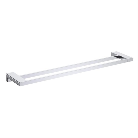 AQUAme AQM7304CR  Tivoli Держатель банного полотенца двойной 600мм, хром AQM7304CR