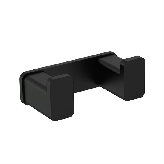AQUAme AQM7302MB  Tivoli  Крючок двойной латунный, черный матовый AQM7302MB