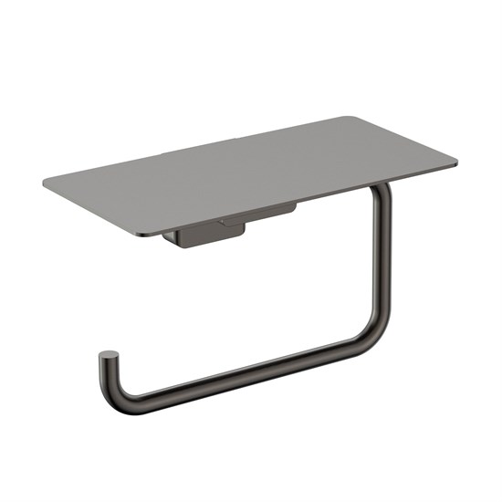 AQUAme AQM7307GM  Tivoli  Держатель туалетной бумаги с полкой, металл AQM7307GM