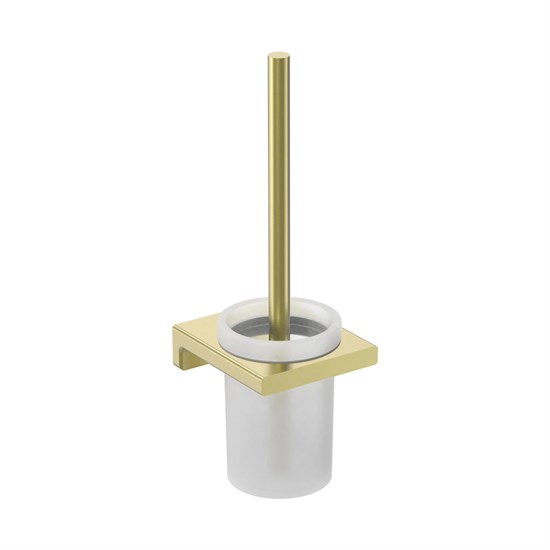 AQUAme AQM7313BG  Tivoli  Туалетный ершик настенный, матовое стекло, золото шлифованное AQM7313BG