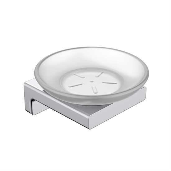 AQUAme AQM7314CR Tivoli Мыльница латунь/матовое стекло, хром AQM7314CR