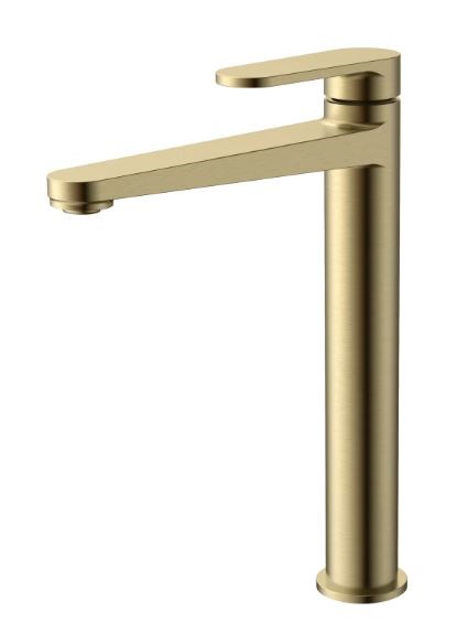 AQUAme AQM6914BG Novara Смеситель для свободностоящей раковины, цвет золото шлифованное AQM6914BG