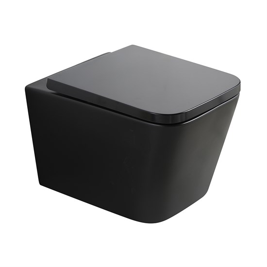 VECONI Унитаз подвесной Pulo VPU-51TB, черный VPU-51TB