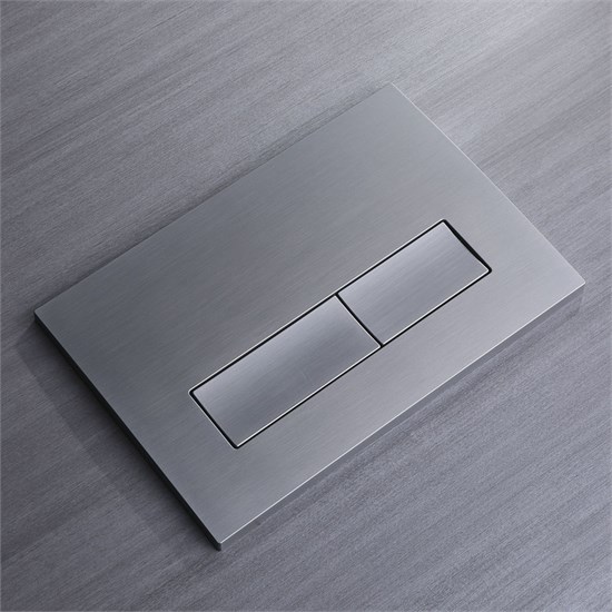 VECONI Кнопка смыва FLUSH V1, FLV1-GM, 240х162х9, пластик, оружейная сталь матовая FLV1-GM