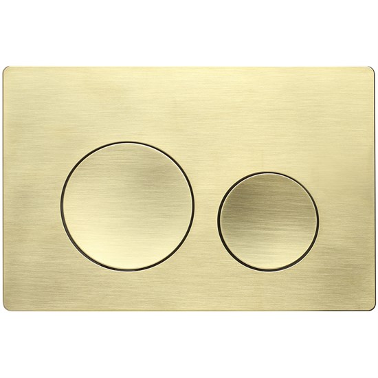 VECONI Кнопка смыва FLUSH V2, FLV2-G, 240х162х10, пластик, золото брашинг FLV2-G