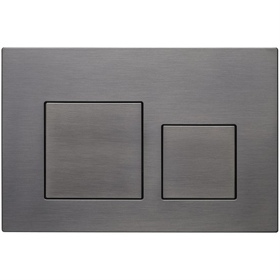 VECONI Кнопка смыва FLUSH V4, FLV4-GM, 240х162х10, пластик, оружейная сталь FLV4-GM