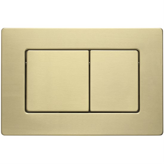 VECONI Кнопка смыва FLUSH V8, FLV8-G, 240х162х7, пластик, золото брашинг FLV8-G