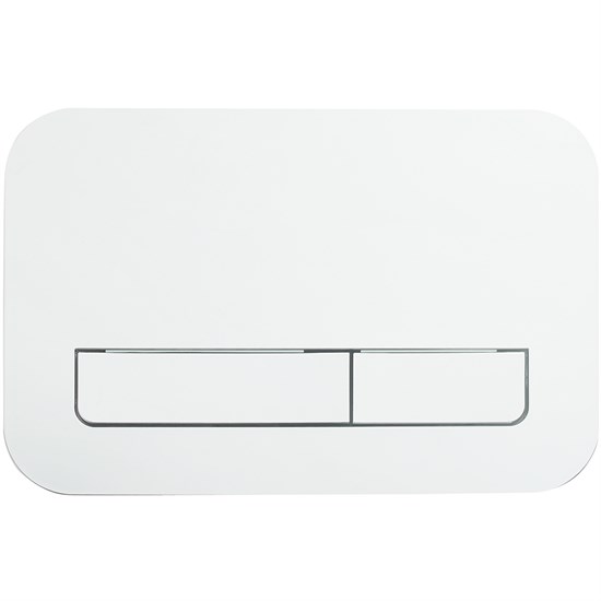 VECONI Кнопка смыва FLUSH V12, FLV12-W, 240х162х7, пластик, белый глянец FLV12-W