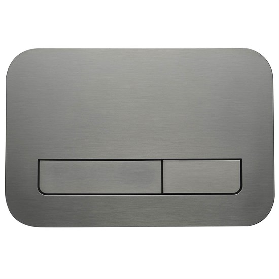 VECONI Кнопка смыва FLUSH V12, FLV12-GM, 240х162х7, пластик, оружейная сталь матовая FLV12-GM